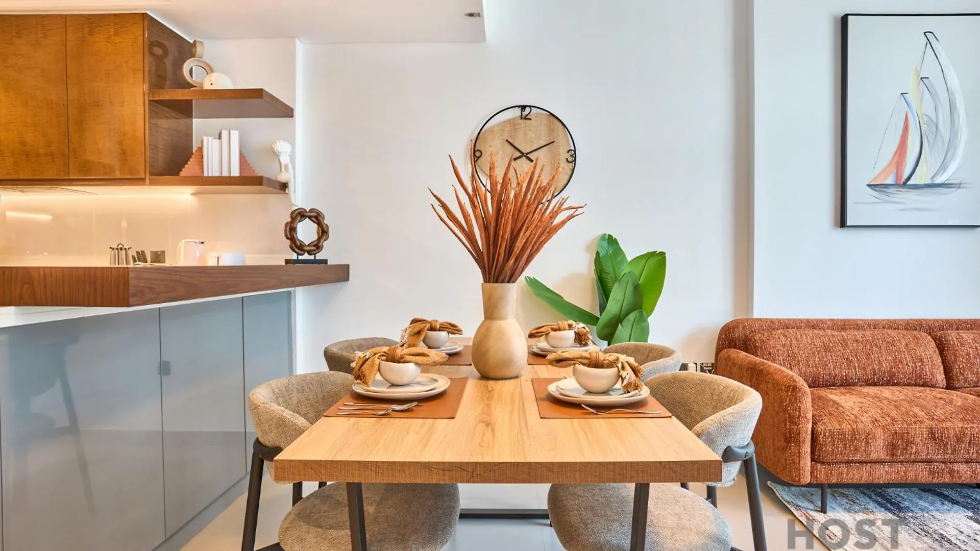 Boho-Chic Comfort - 1Br Haven - Marquis 2020 Arjan ドバイ 0*,